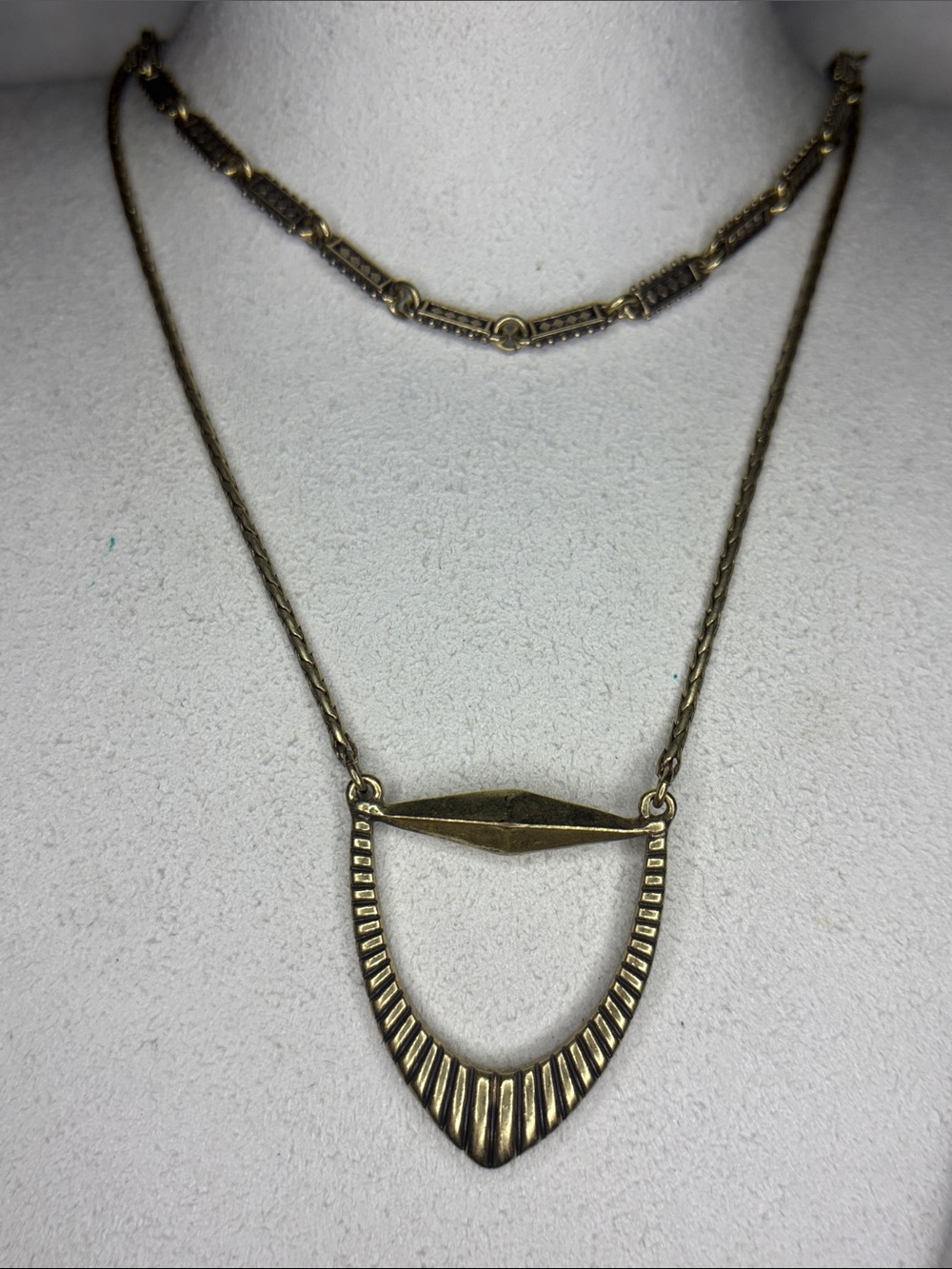 Lucky 🍀 brand Gold Tone Layered long Pendant Necklace - Women Jewelry